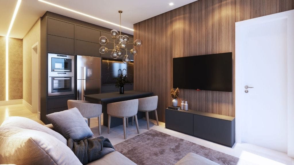 Foto 2 de Apartamento com 1 dormitório à venda, 43 m² - Fazenda - Itajaí/SC
