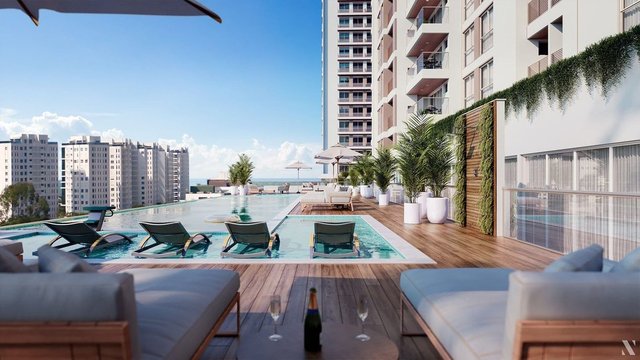 Foto 7 de Apartamento 2 suítes à venda · Praia Brava de Itajaí · Lotisa Torres da Brava - Sirena