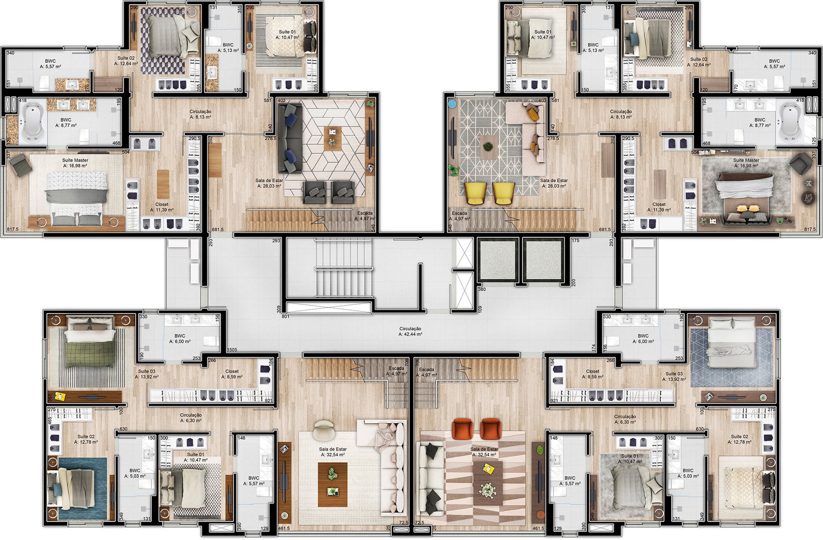 Planta 2 de Millennium Park Residence