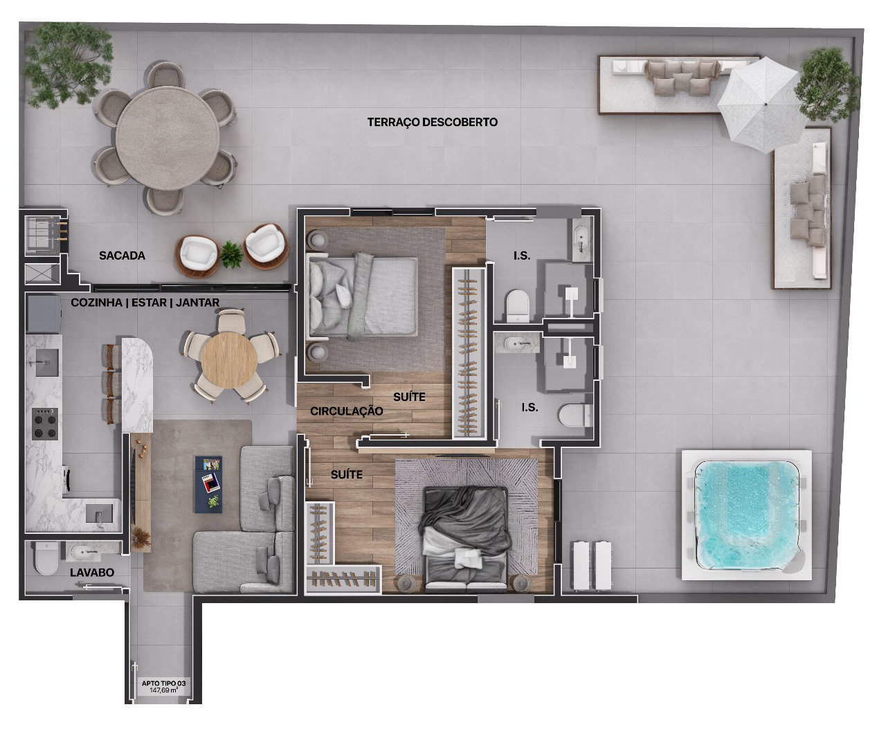 Planta 4 de Marquês Residence