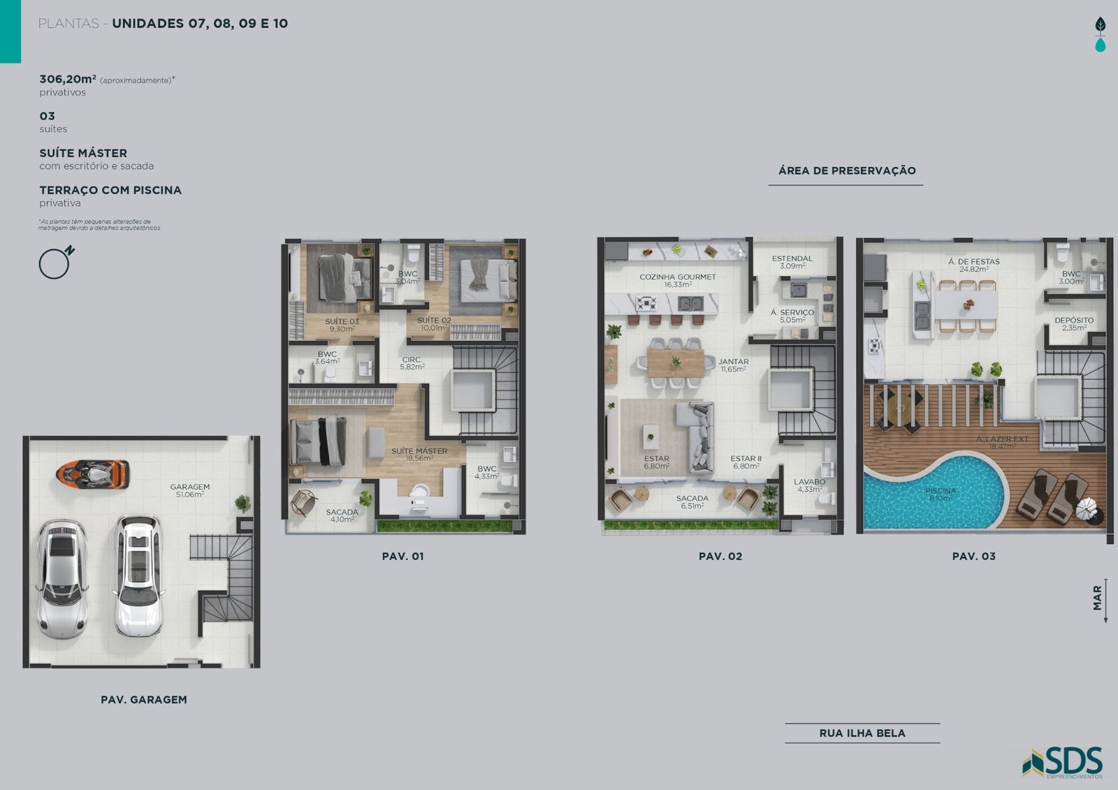Planta 1 de Maríssima - 4 Ilhas
