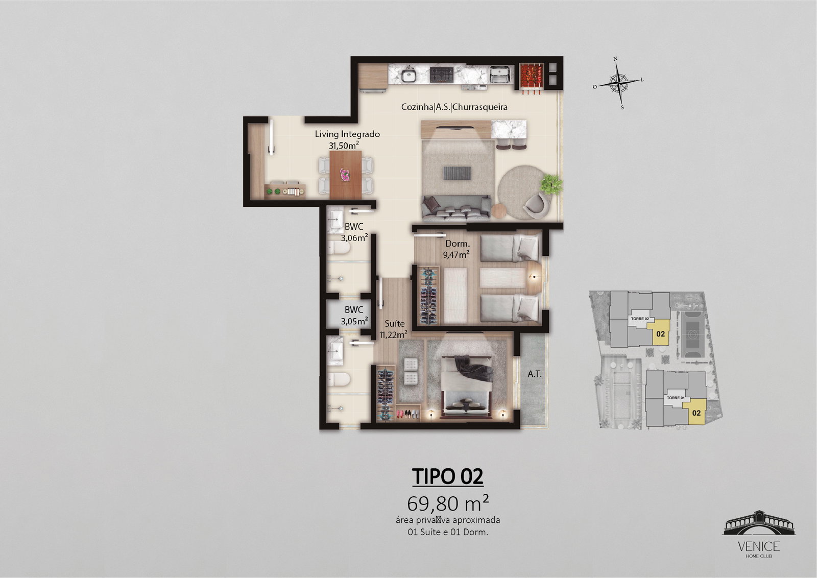 Planta 5 de Venice Home Beach