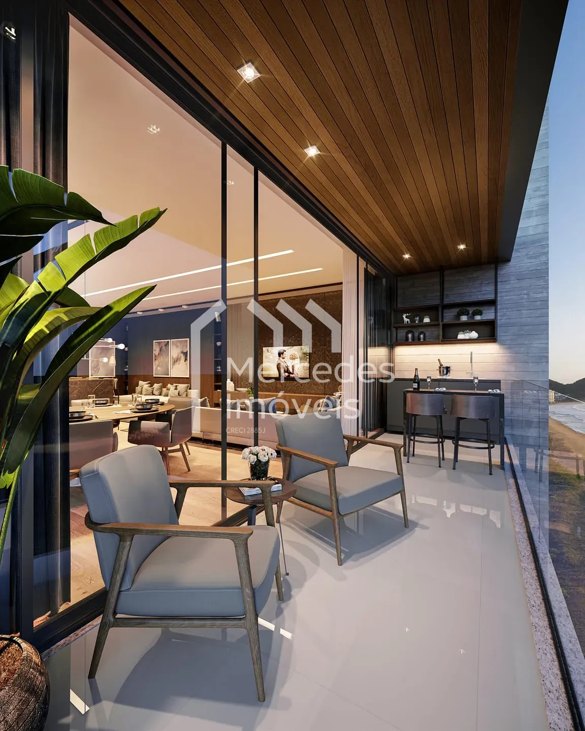 Foto 11 de Apartamento com 4 suítes, 226 m² à venda por R$ 12.700.000 - Praia Brava - Itajaí/SC