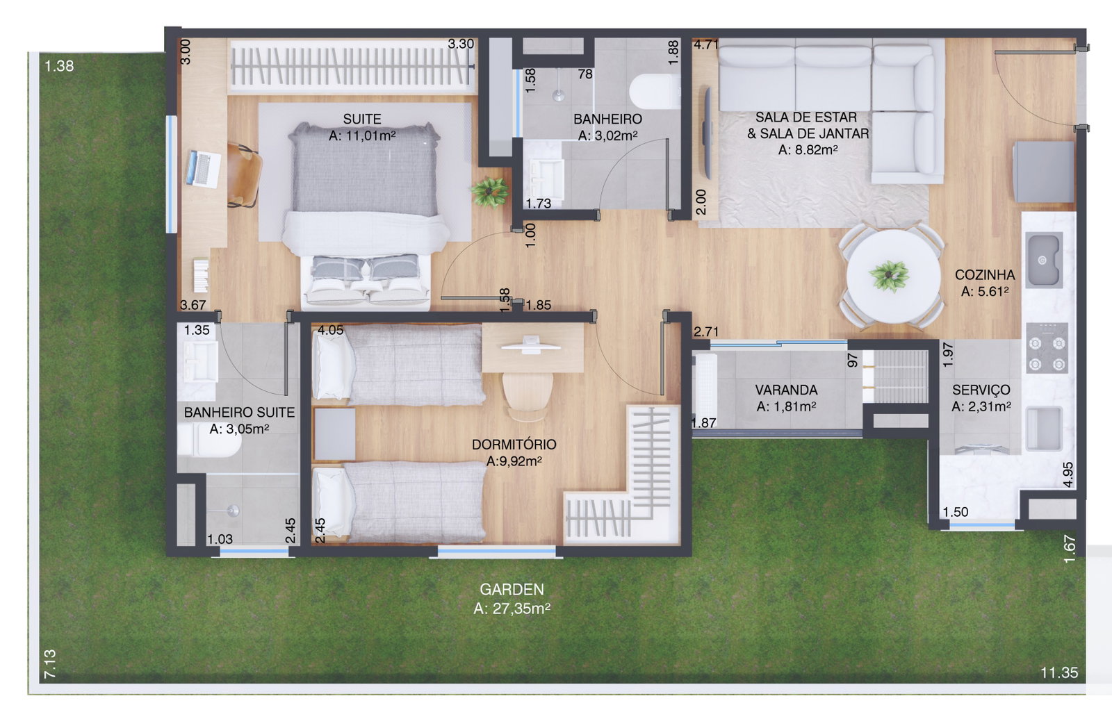 Planta 4 de Residencial Malbec