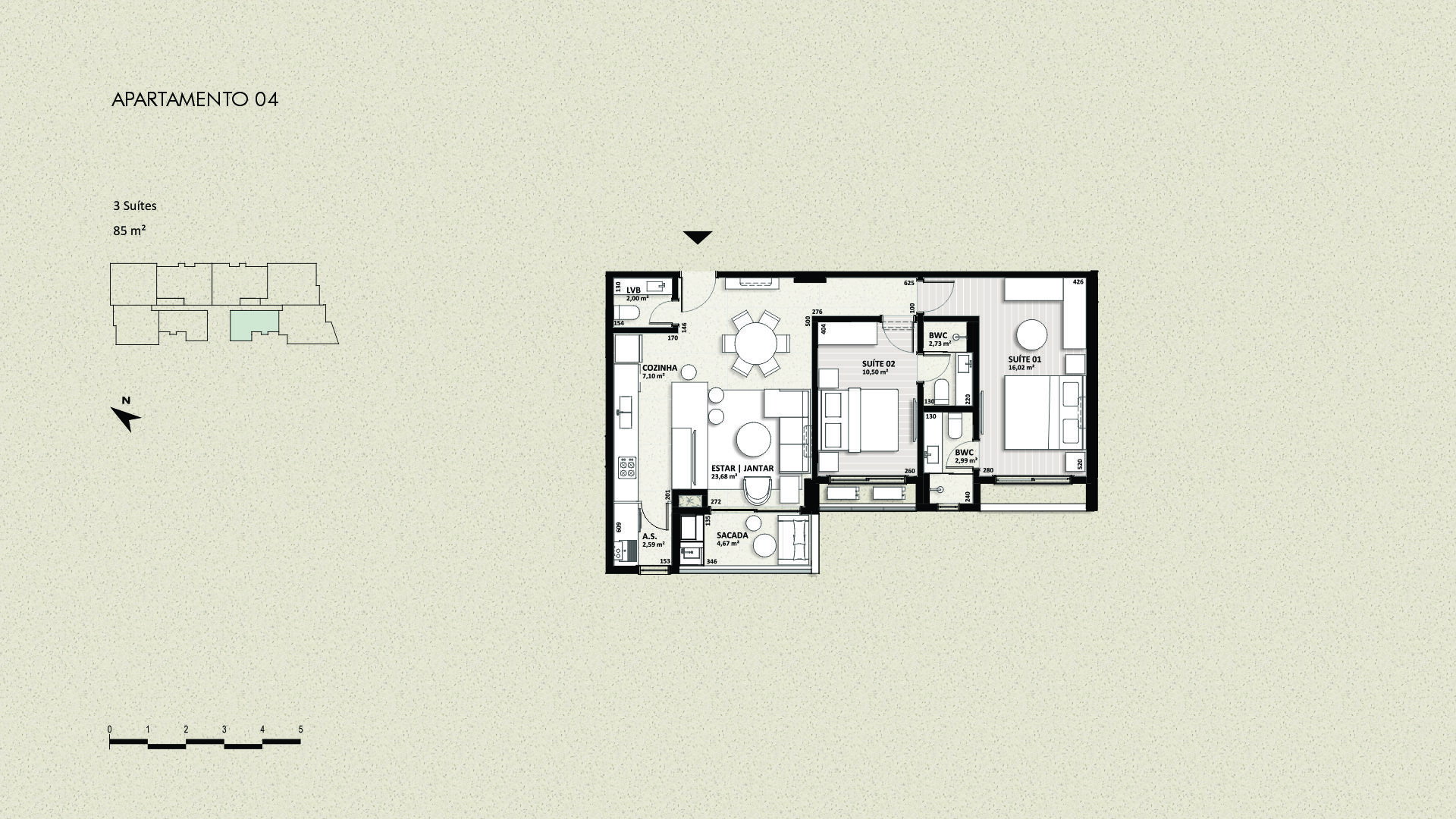 Planta 5 de Canvas Residence