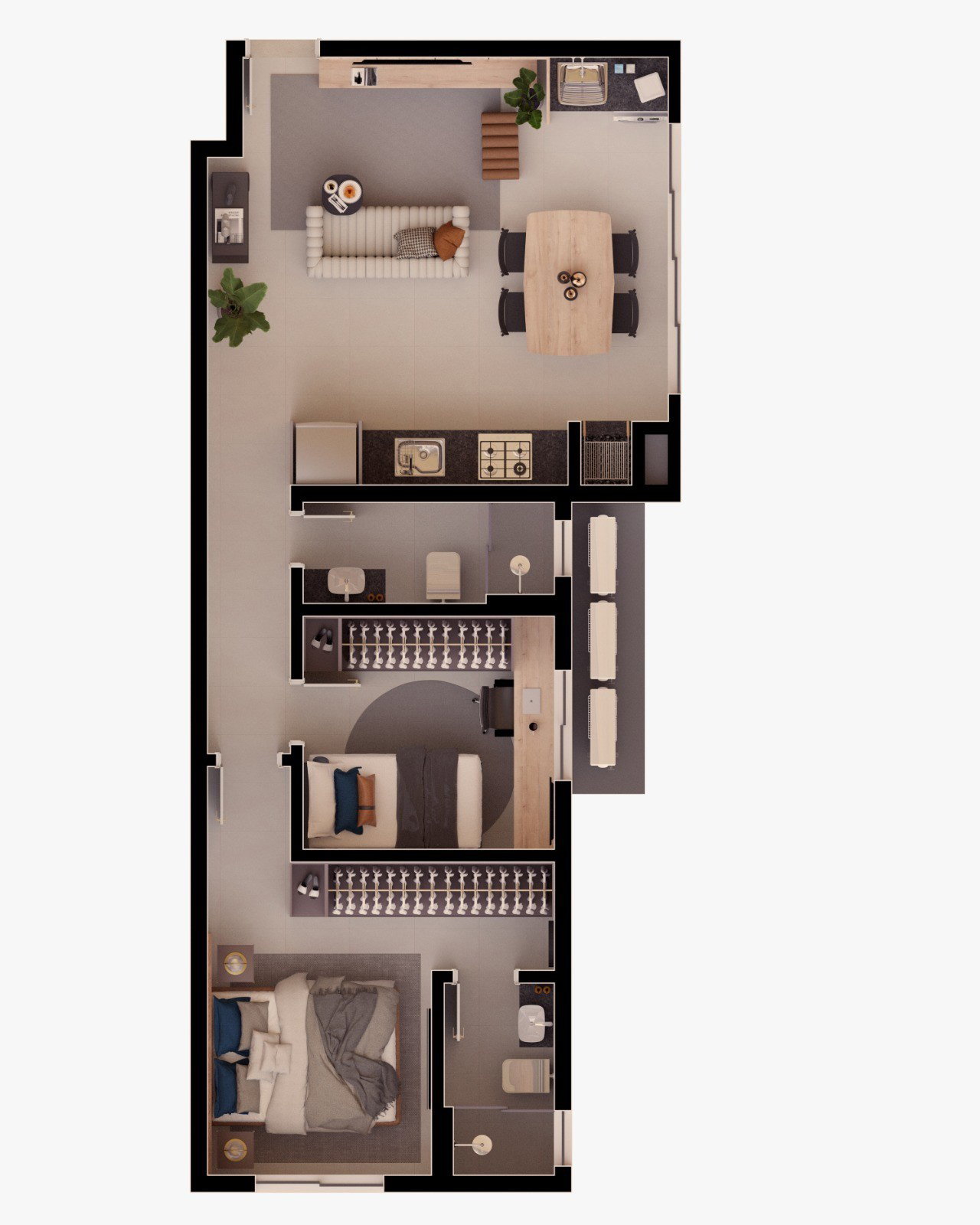 Planta 2 de Residencial Vêneto
