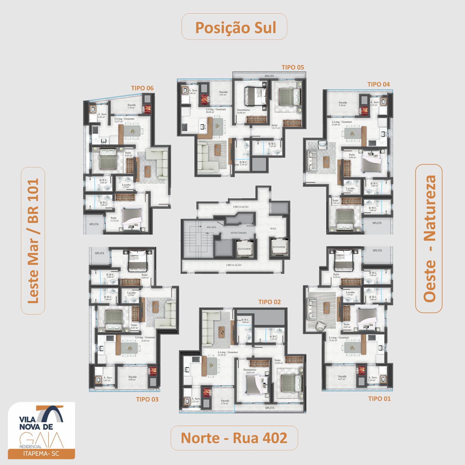 Planta 1 de Vila Nova de Gaia