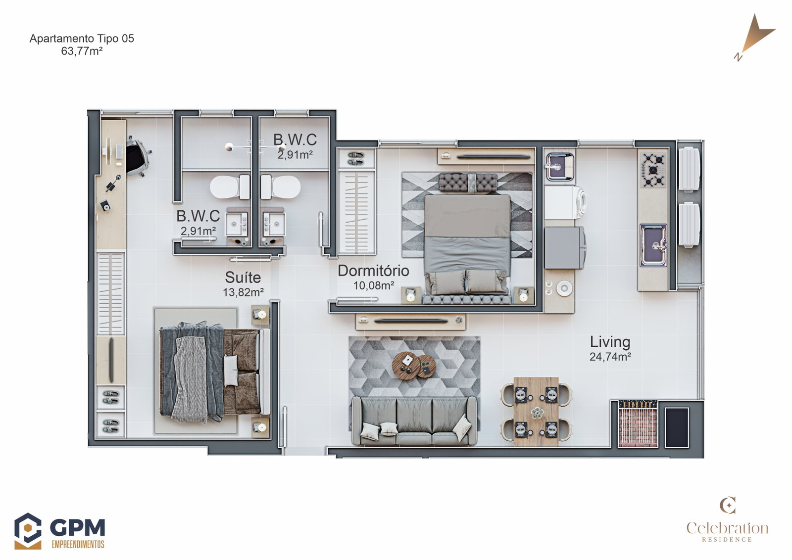 Planta 2 de Celebration Residence