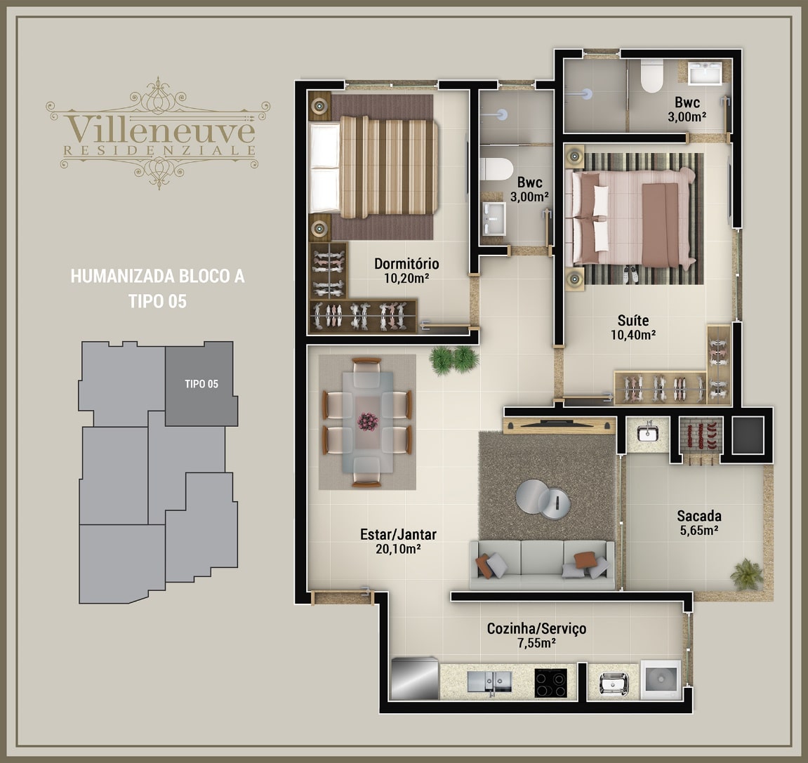Planta 5 de Villeneuve