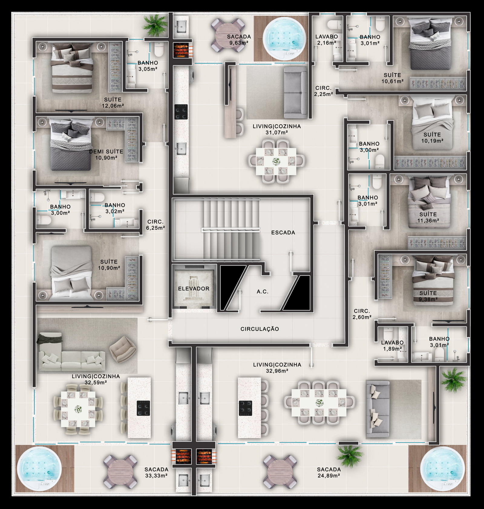Planta 1 de Zenith Residence