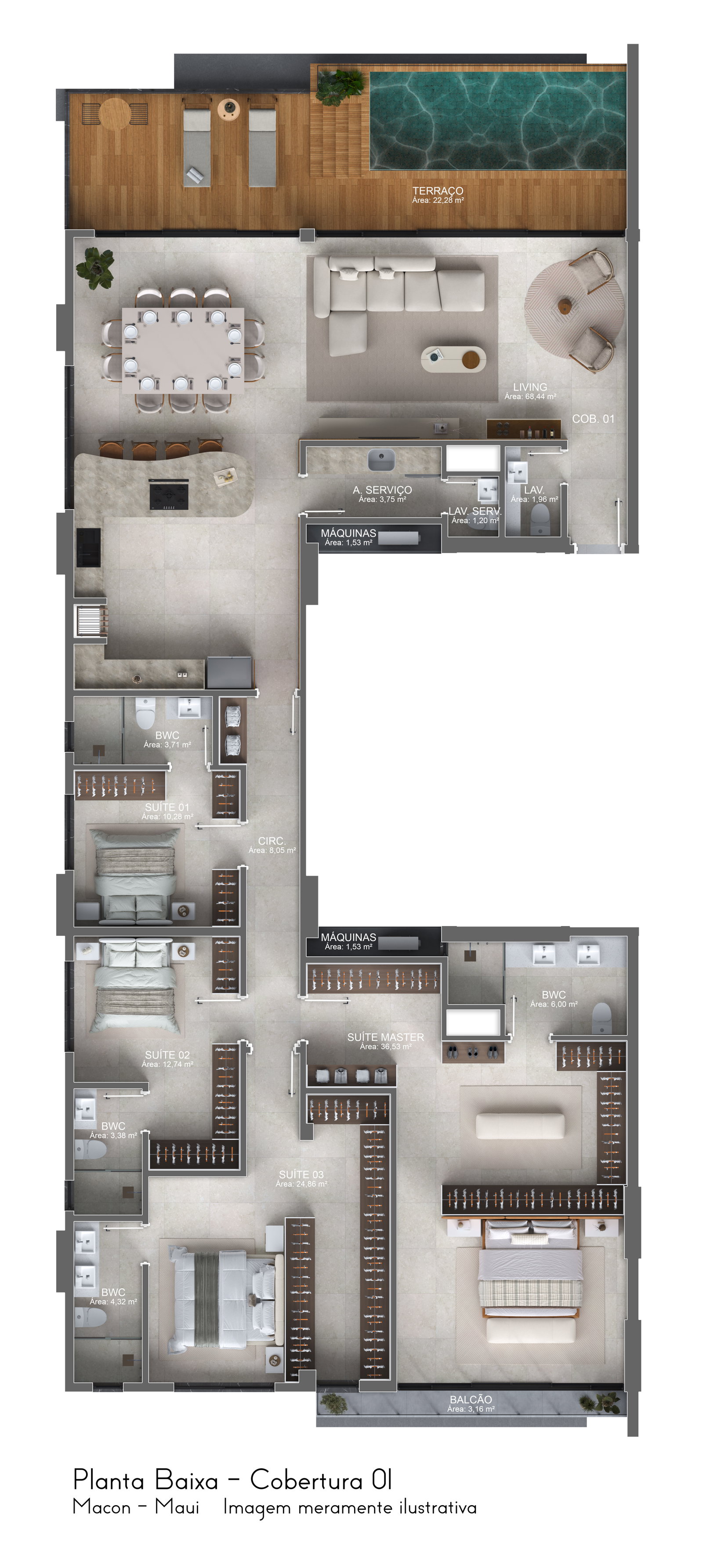 Planta 7 de Maui Residence