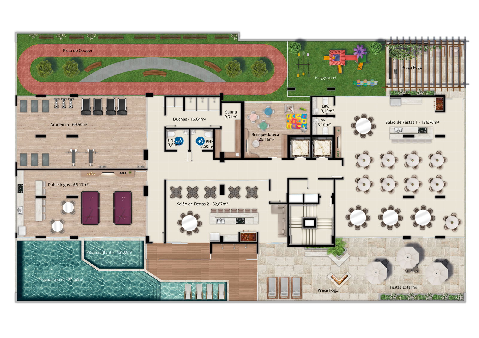 Planta 1 de Residencial Merlot