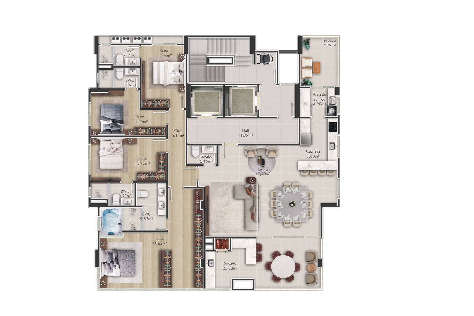 Planta 5 de Vista Paradiso Concept