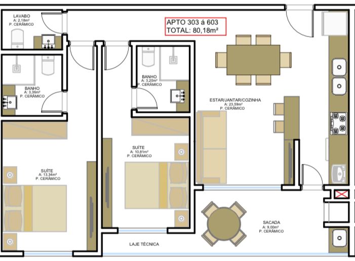 Planta 13 de Palm Beach Home Club