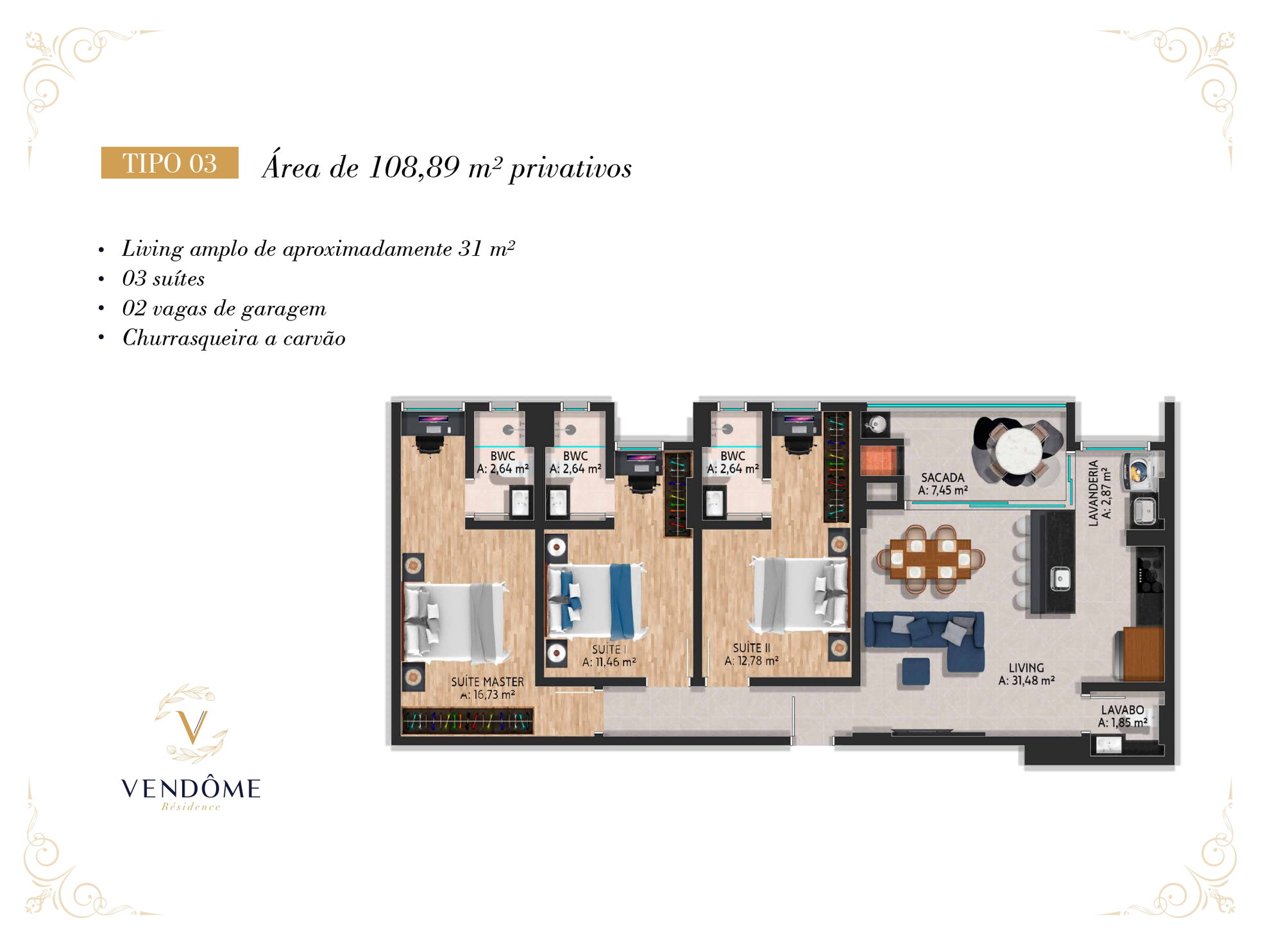Planta 7 de Vendôme Résidence