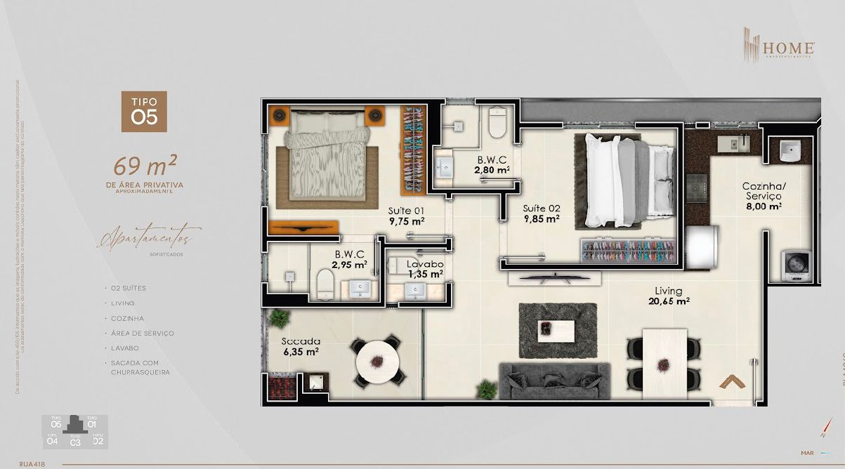 Planta 3 de Unique Home