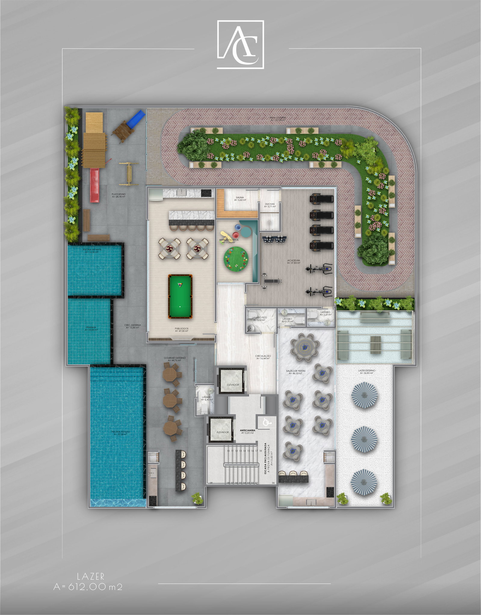 Planta Lazer do Belle Epoque