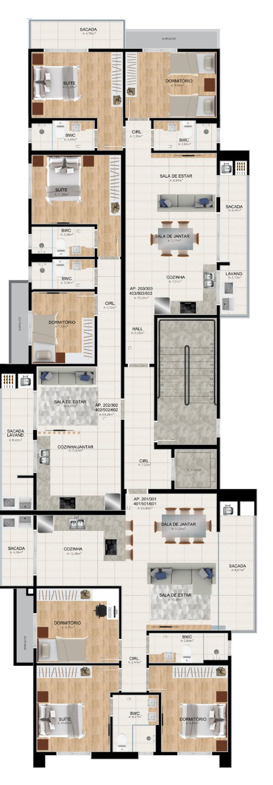 Planta 2 de Residencial Excelsior