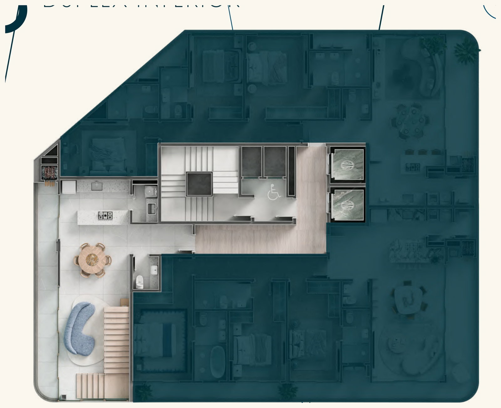 Planta 7 de Amares Residencial Boutique