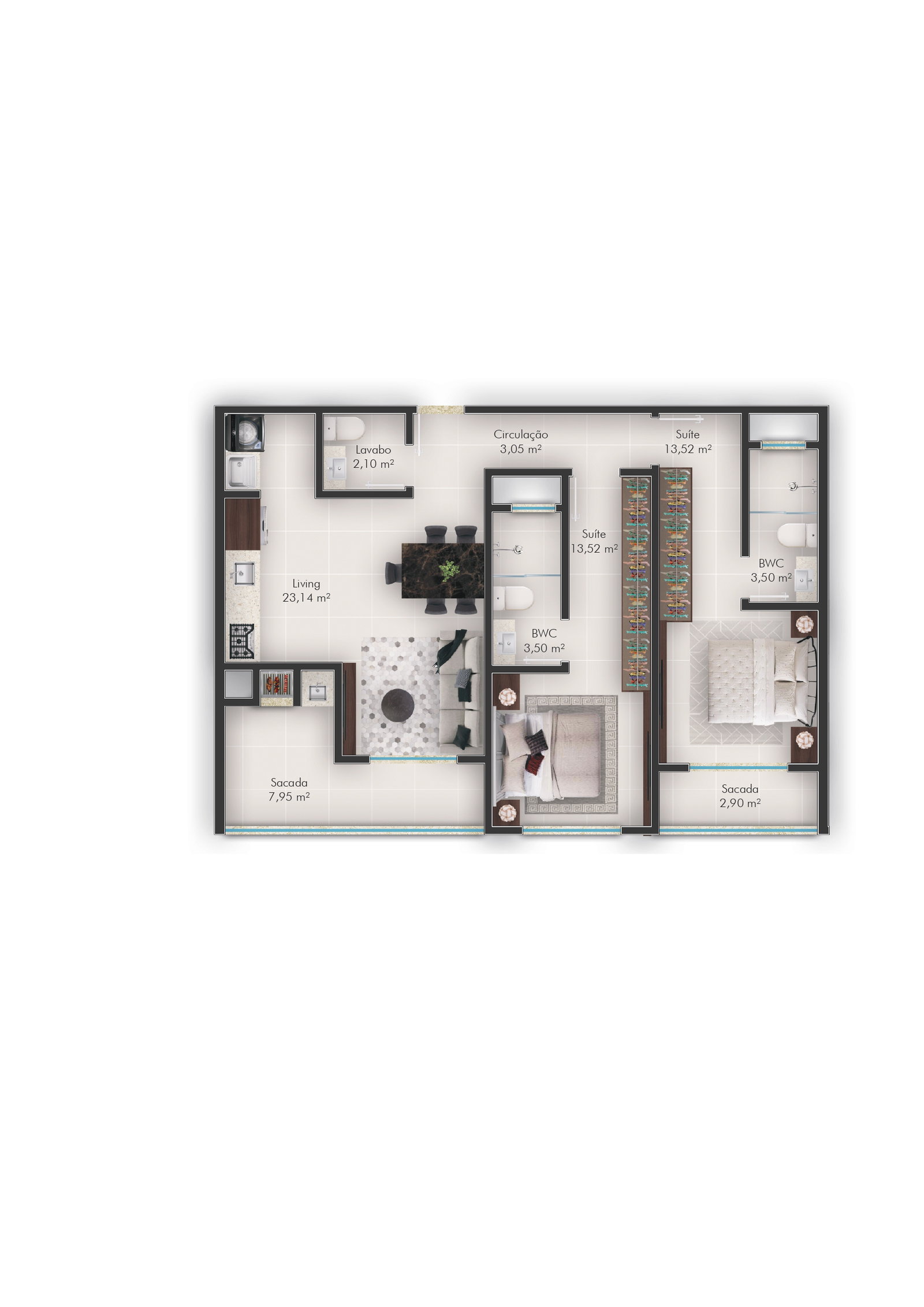 Planta 7 de Porto do Sol Residencial