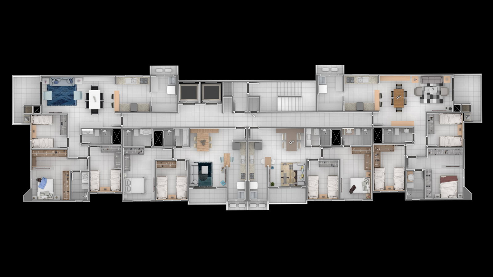 Planta 4 de Bahamas Residence