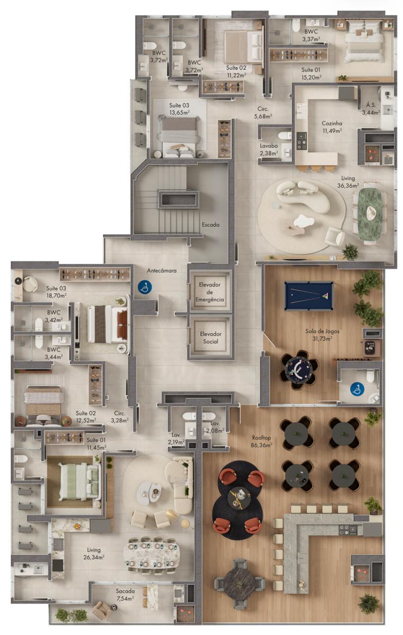 Planta 4 de Lumière Residence