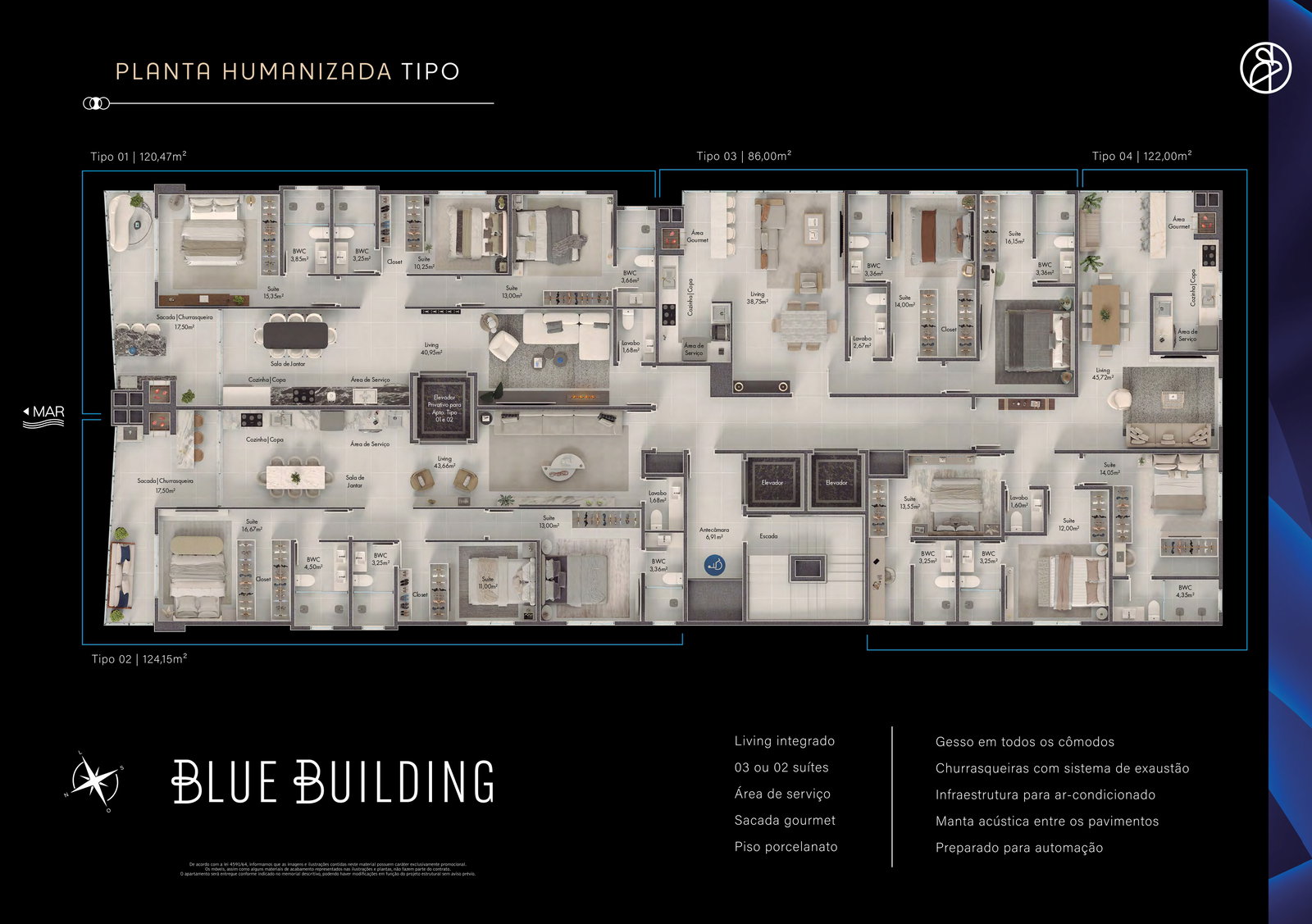 Planta 2 de Blue Building