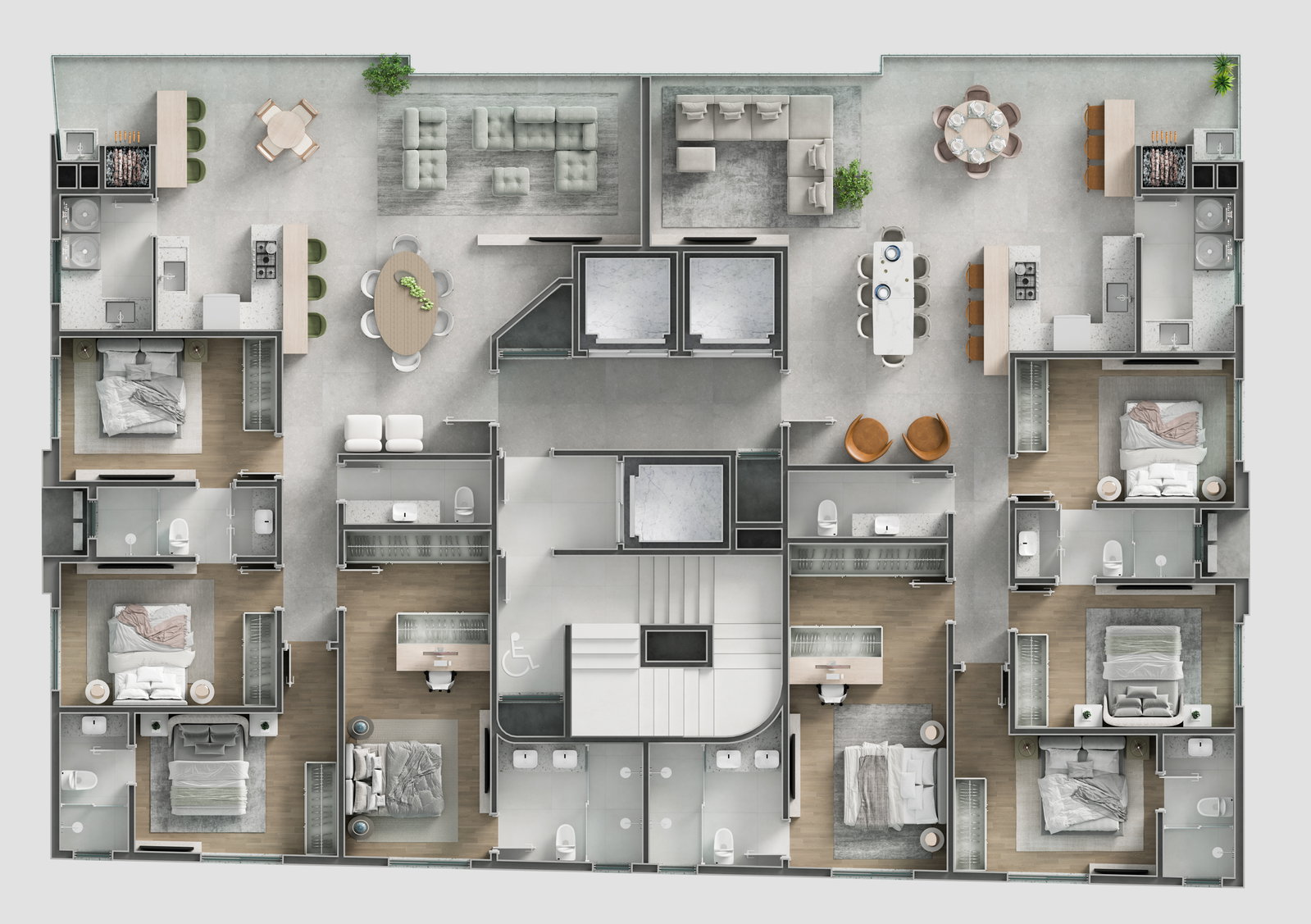 Planta 2 de Skyline Tower