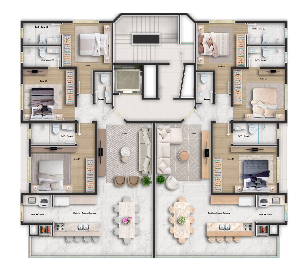 Planta 3 de Sage Exclusive Residence