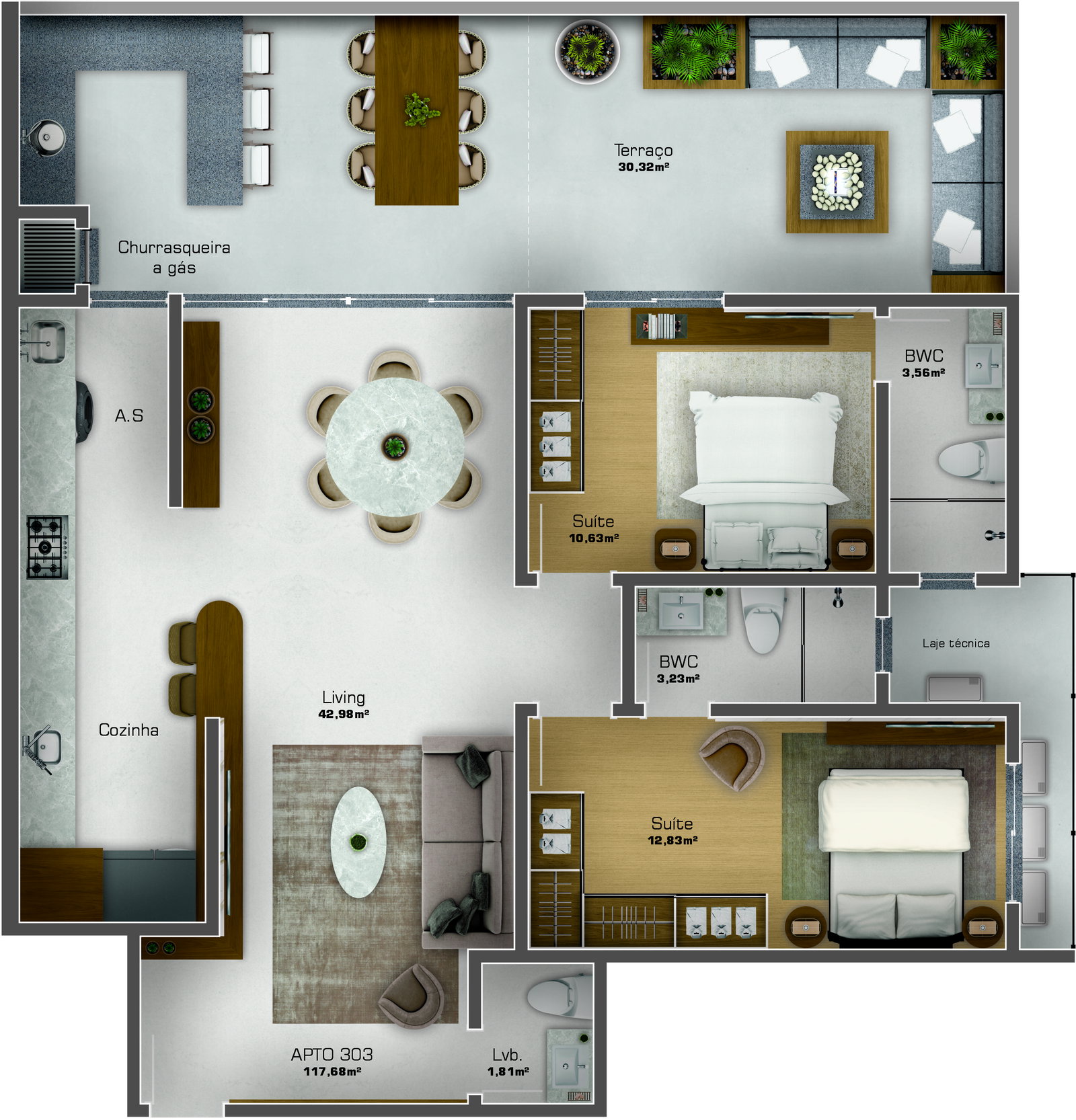 Planta 4 de Residencial Azzurra