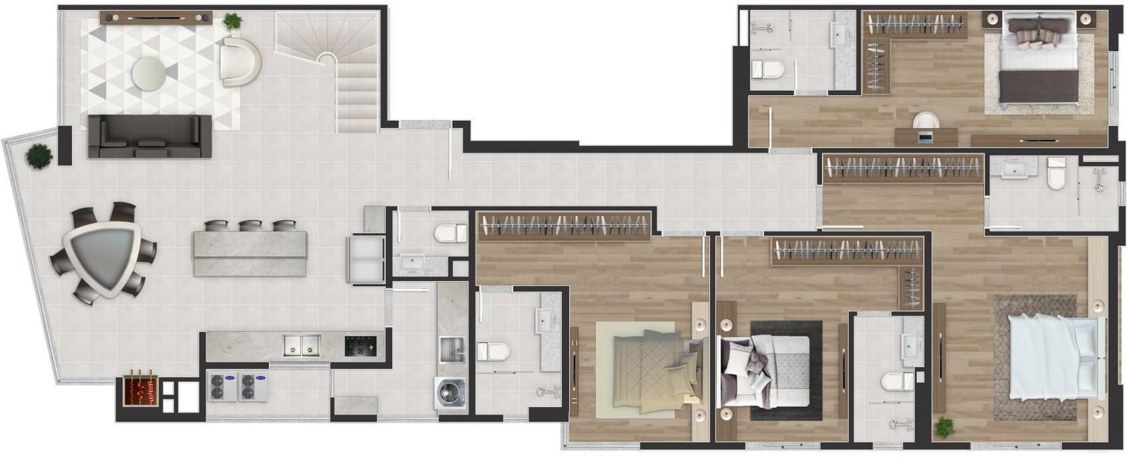 Planta 2 de Olimpia Residence
