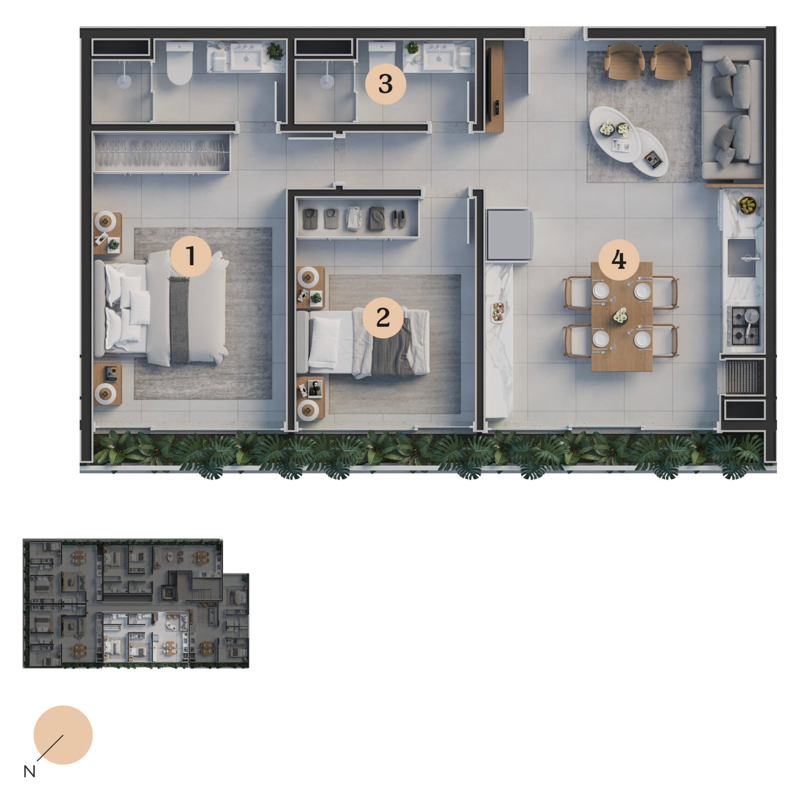 Planta 2 de Botânico 990