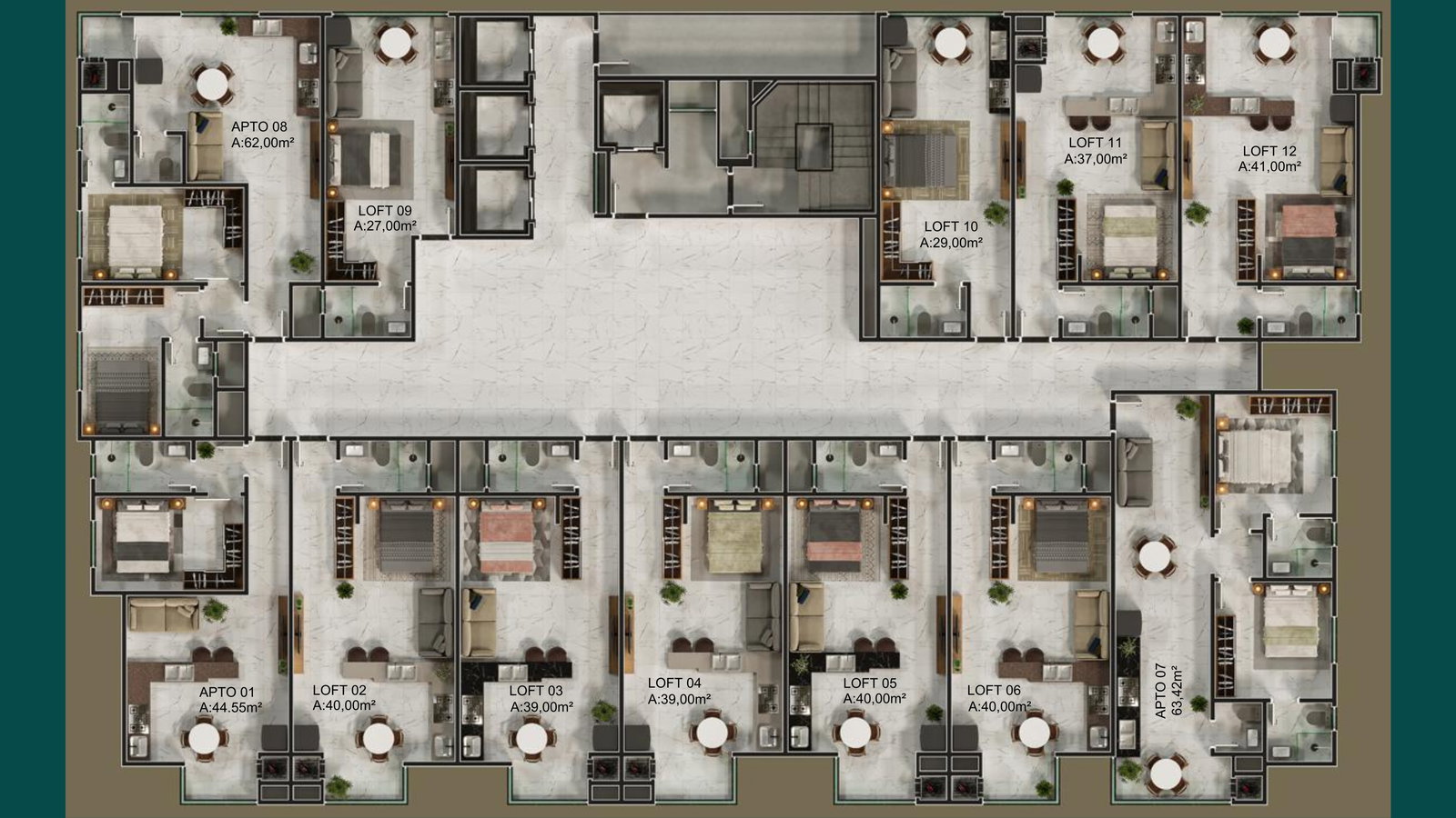 Planta 2 de Villaggio Tower