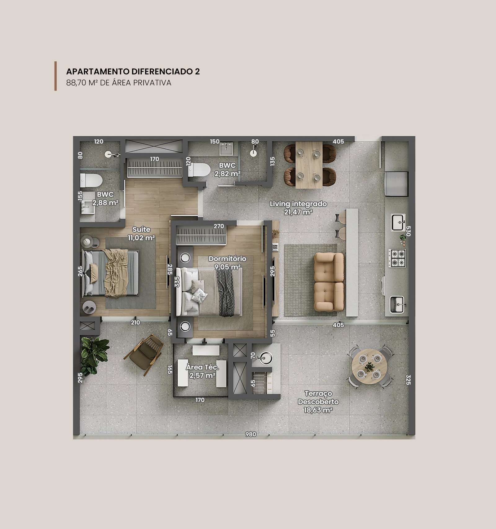Planta 3 de Ravello Residence
