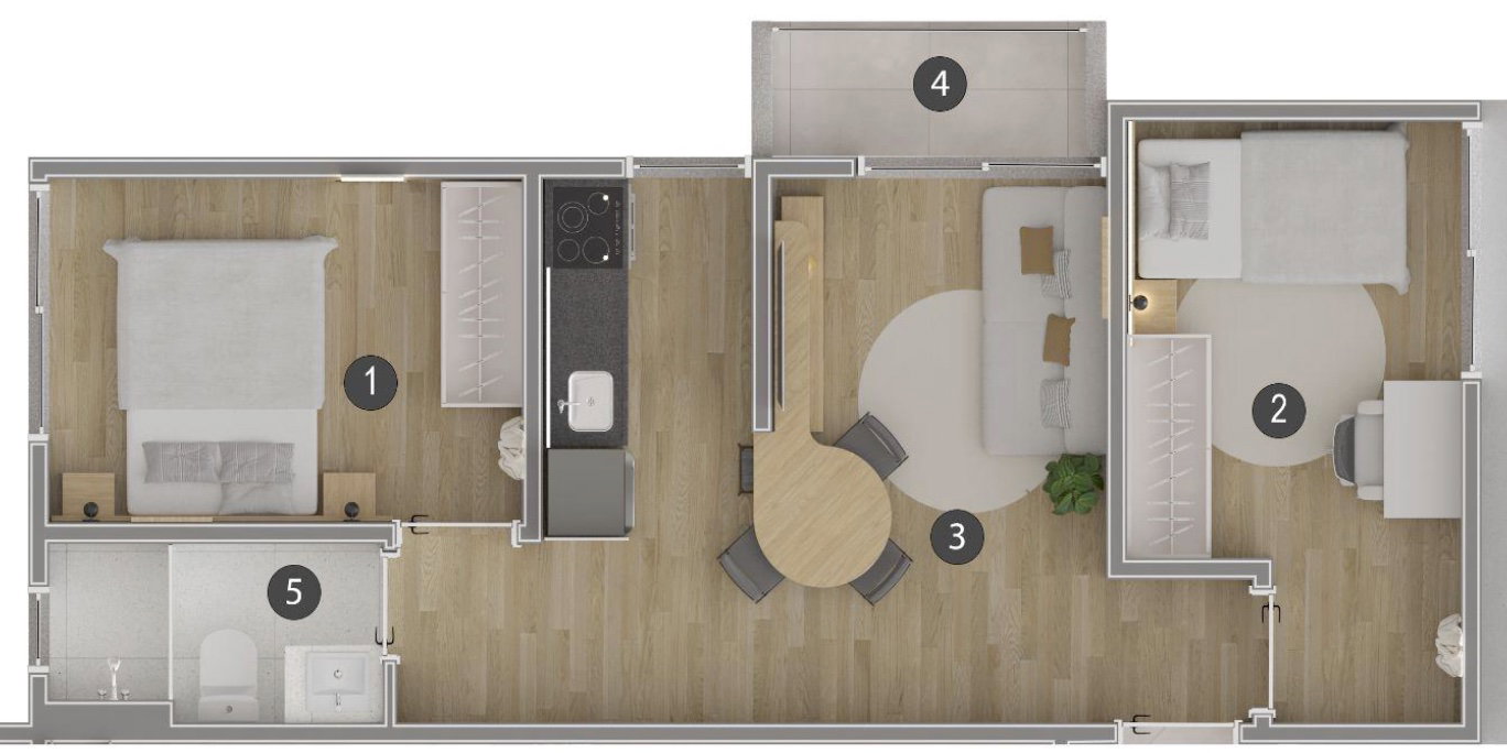 Planta 2 de Parkside Itacorubi