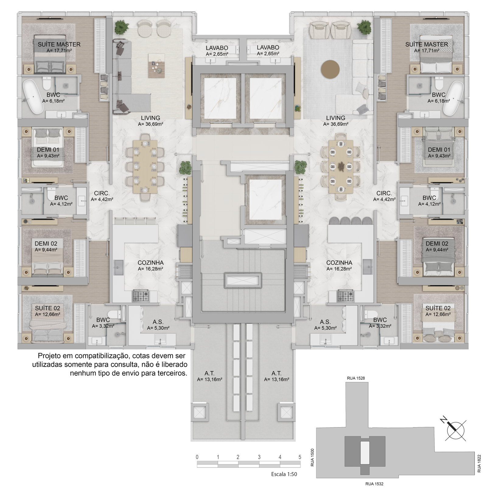 Planta 6 de Iconic Tower