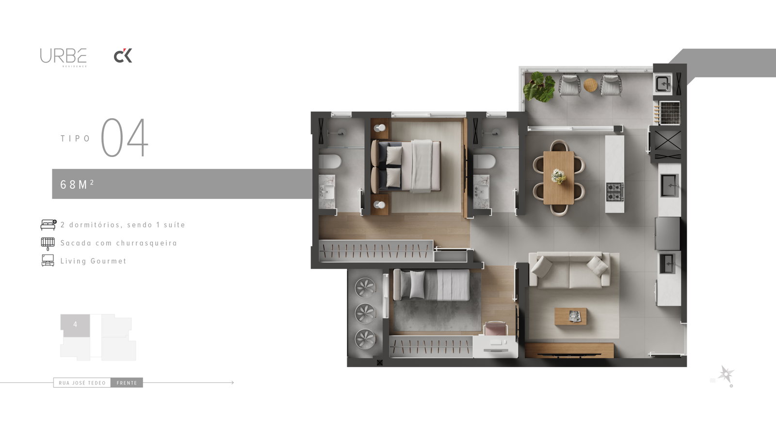 Planta 9 de Urbe Residence