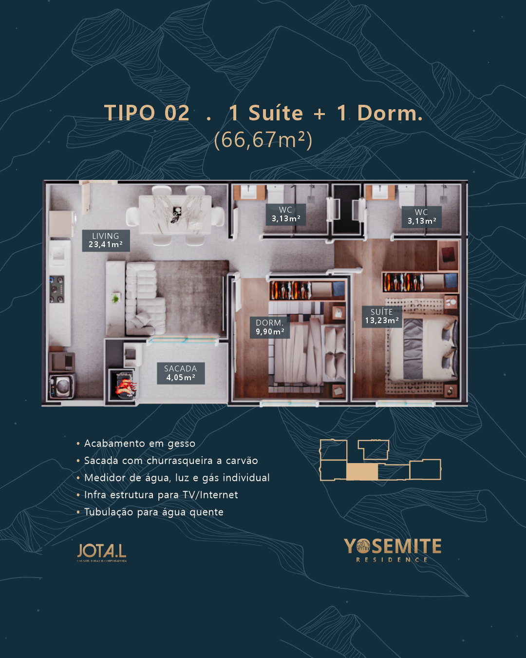 Planta 5 de Yosemite Residence