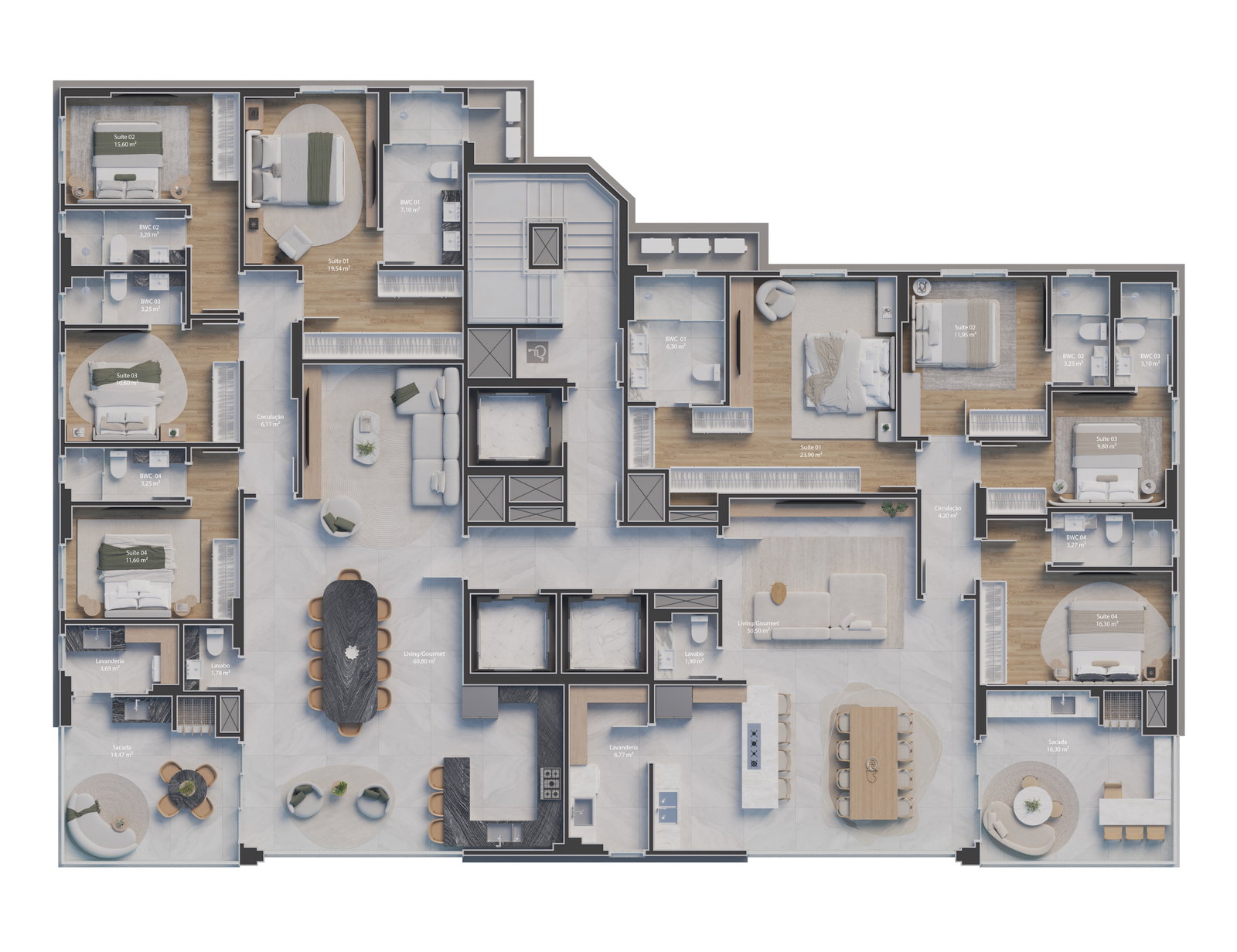 Planta 2 de Las Salinas Residences