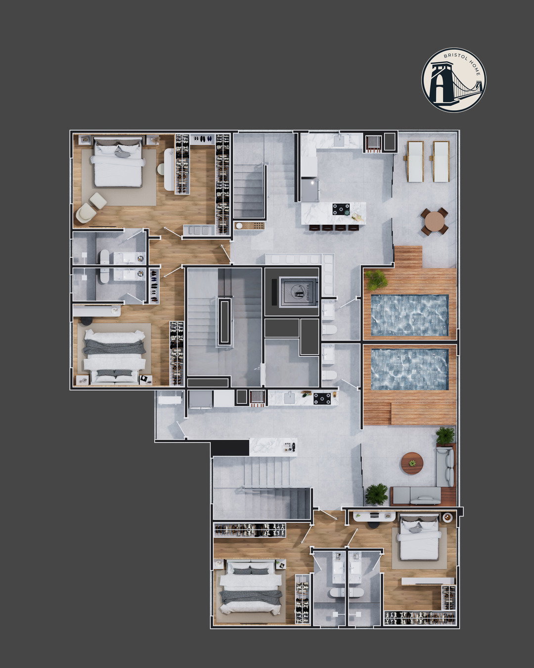 Planta 1 de Bristol Home