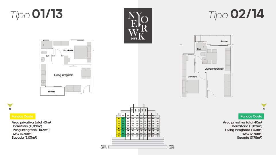 Planta 4 de New York Lofts
