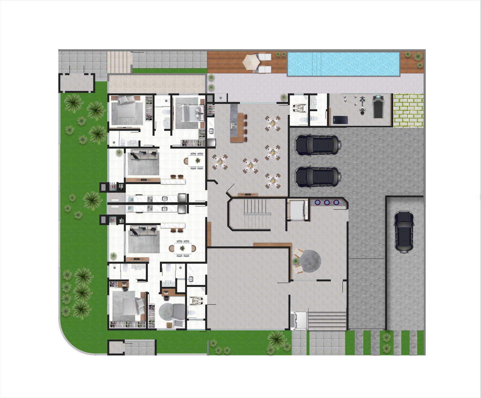 Planta 1 de Sunset Residence