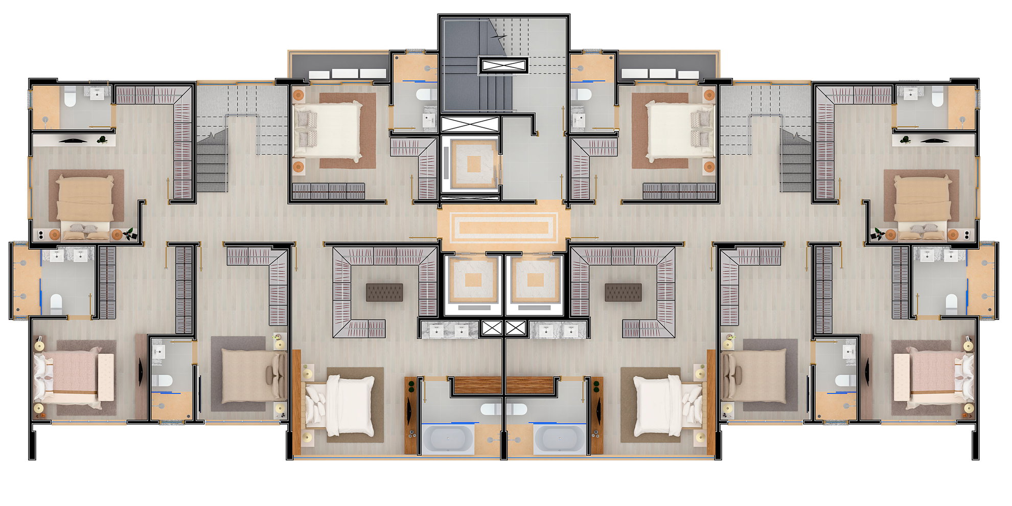 Planta 8 de Collina Di Roma