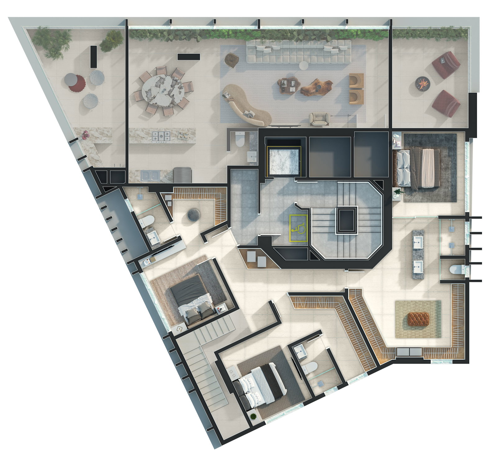 Planta 6 de Sunstar Ocean Tower