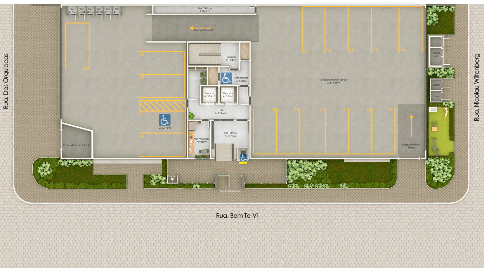 Planta 3 de Bivver Residence