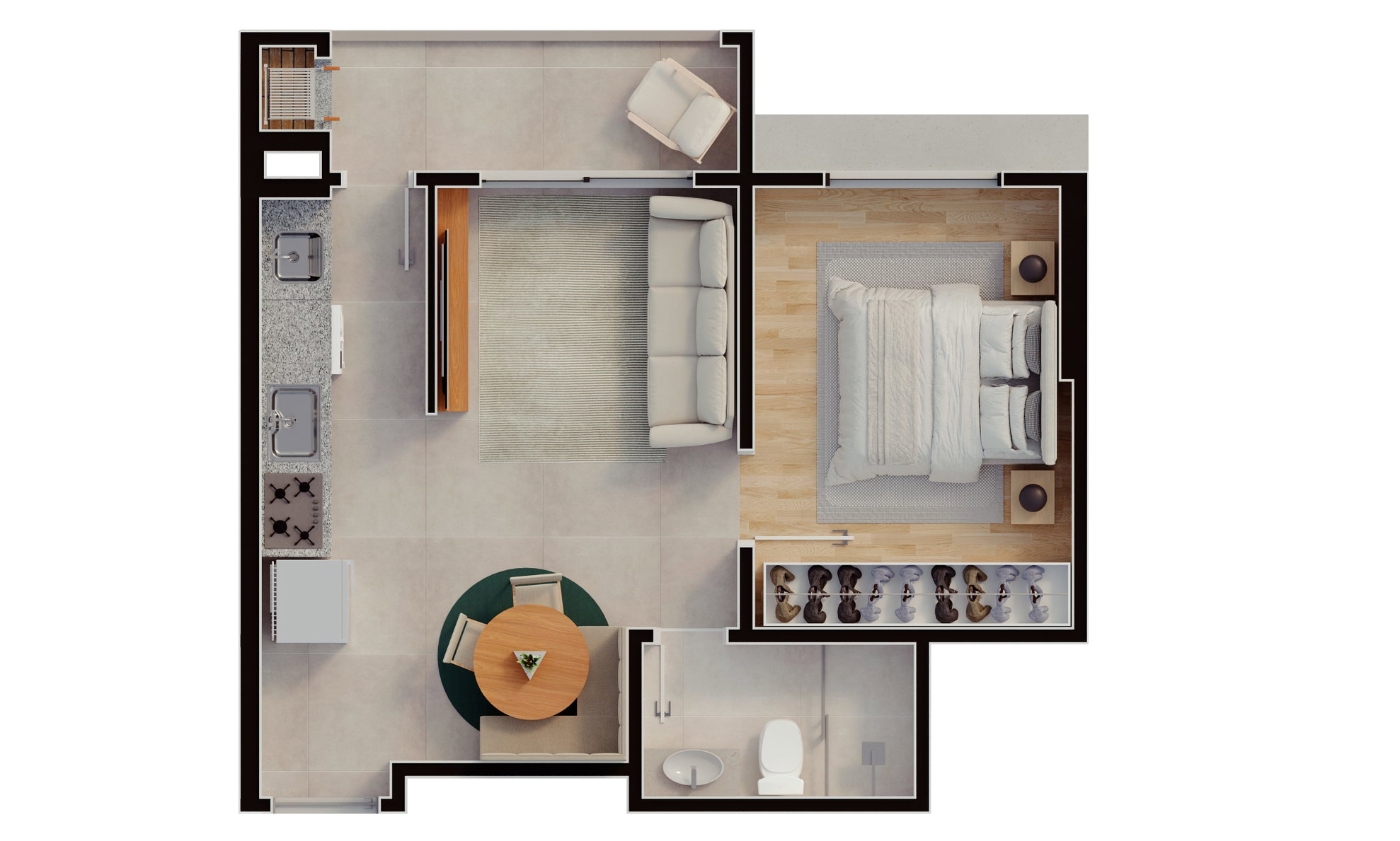 Planta 4 de Tajahy Residence