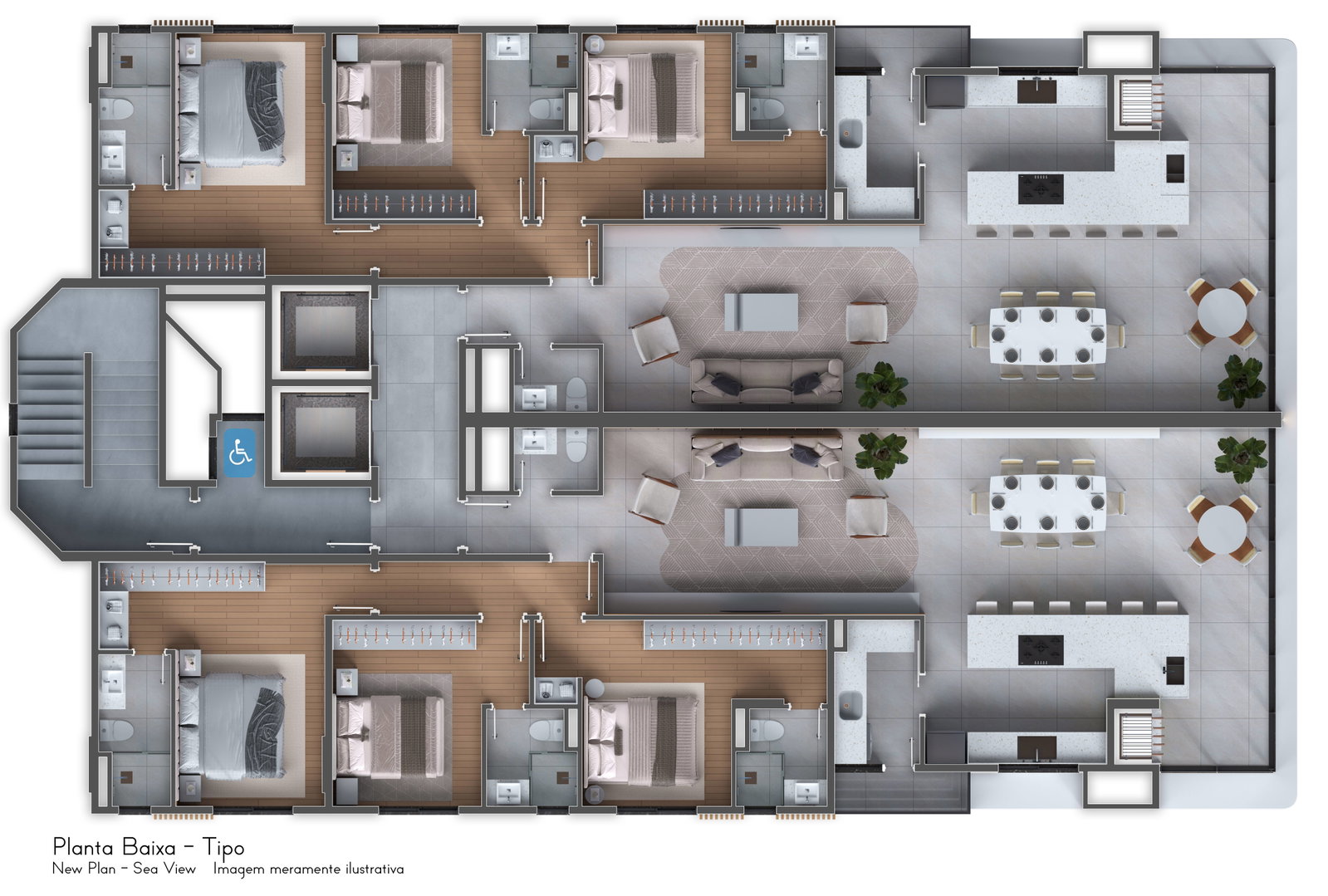 Planta 7 de Sea View