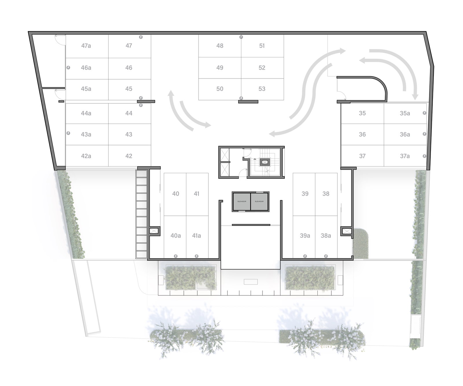 Planta 3 de Residencial San Thiago