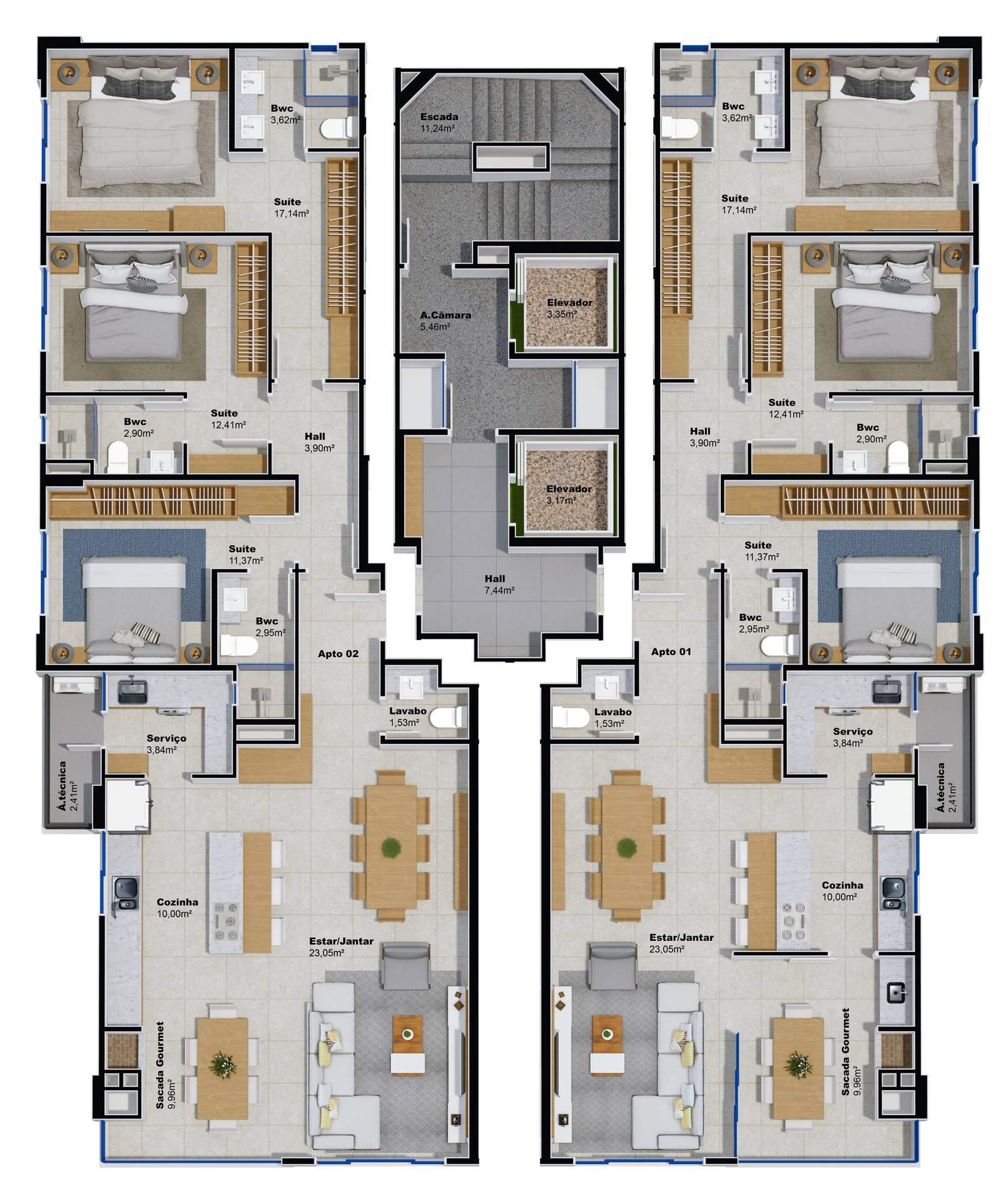 Planta 1 de Allegra