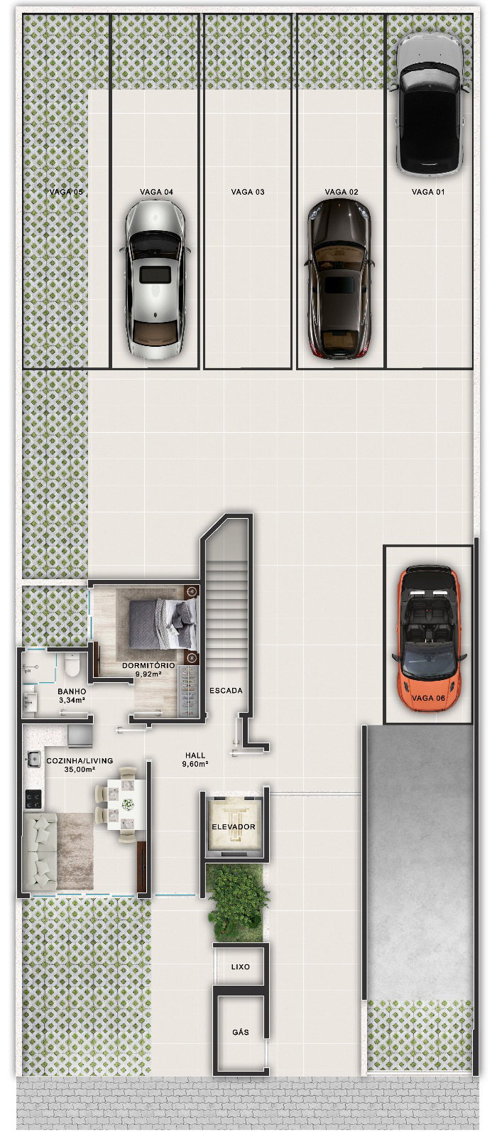 Planta 6 de Acquamare